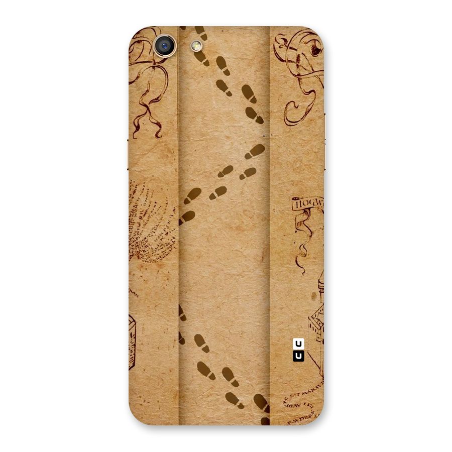 Footsteps Back Case for Oppo F3