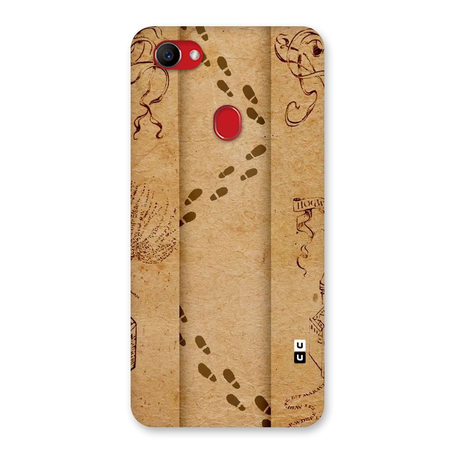 Footsteps Back Case for Oppo F7