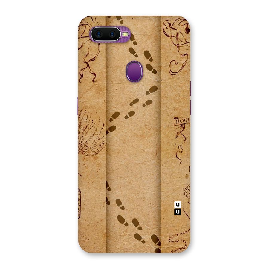 Footsteps Back Case for Oppo F9