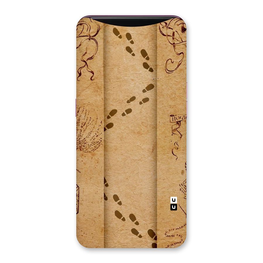 Footsteps Back Case for Oppo Find X