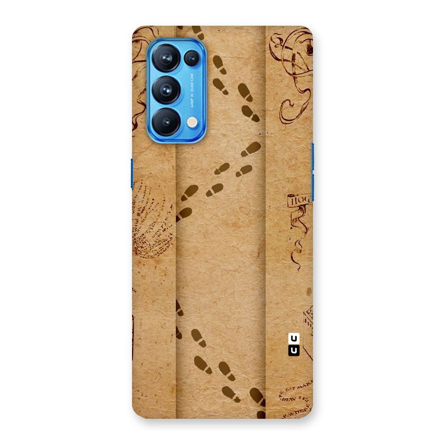 Footsteps Back Case for Oppo Reno5 Pro 5G