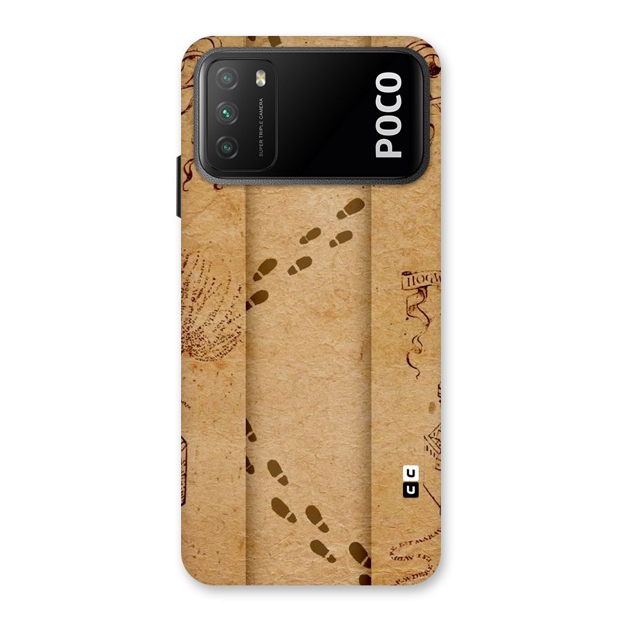 Footsteps Back Case for Poco M3