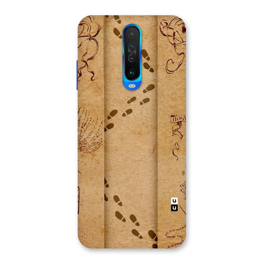 Footsteps Back Case for Poco X2