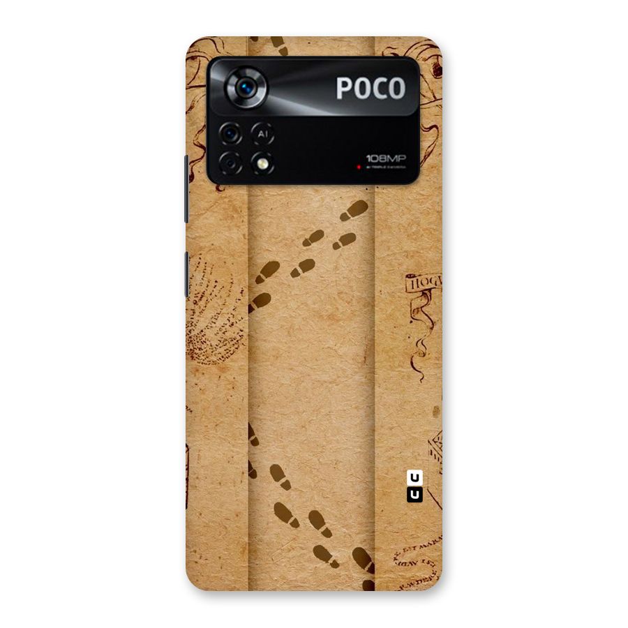 Footsteps Back Case for Poco X4 Pro 5G