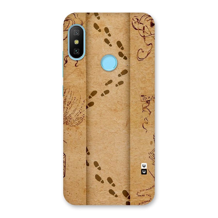 Footsteps Back Case for Redmi 6 Pro