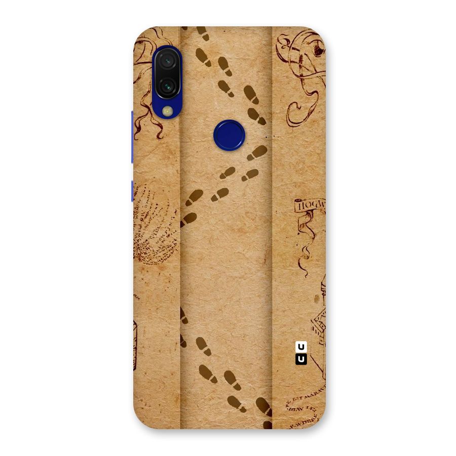 Footsteps Back Case for Redmi Y3