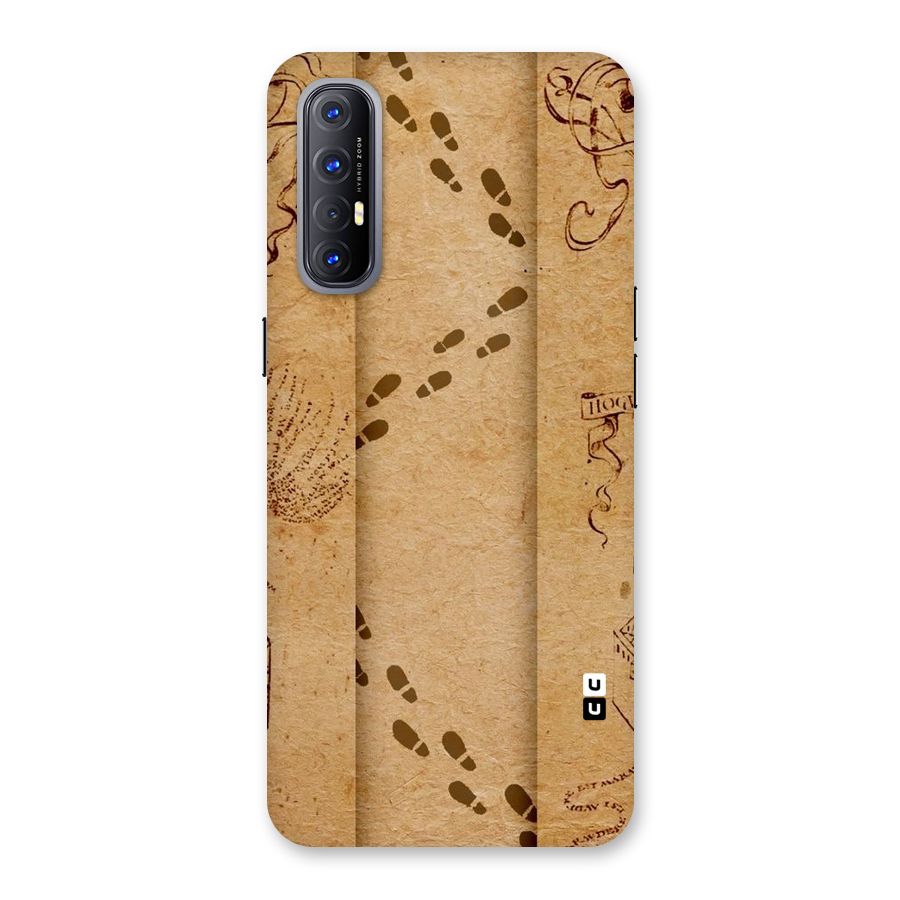 Footsteps Back Case for Reno3 Pro