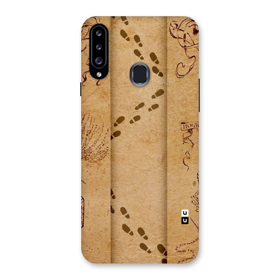 Footsteps Back Case for Samsung Galaxy A20s