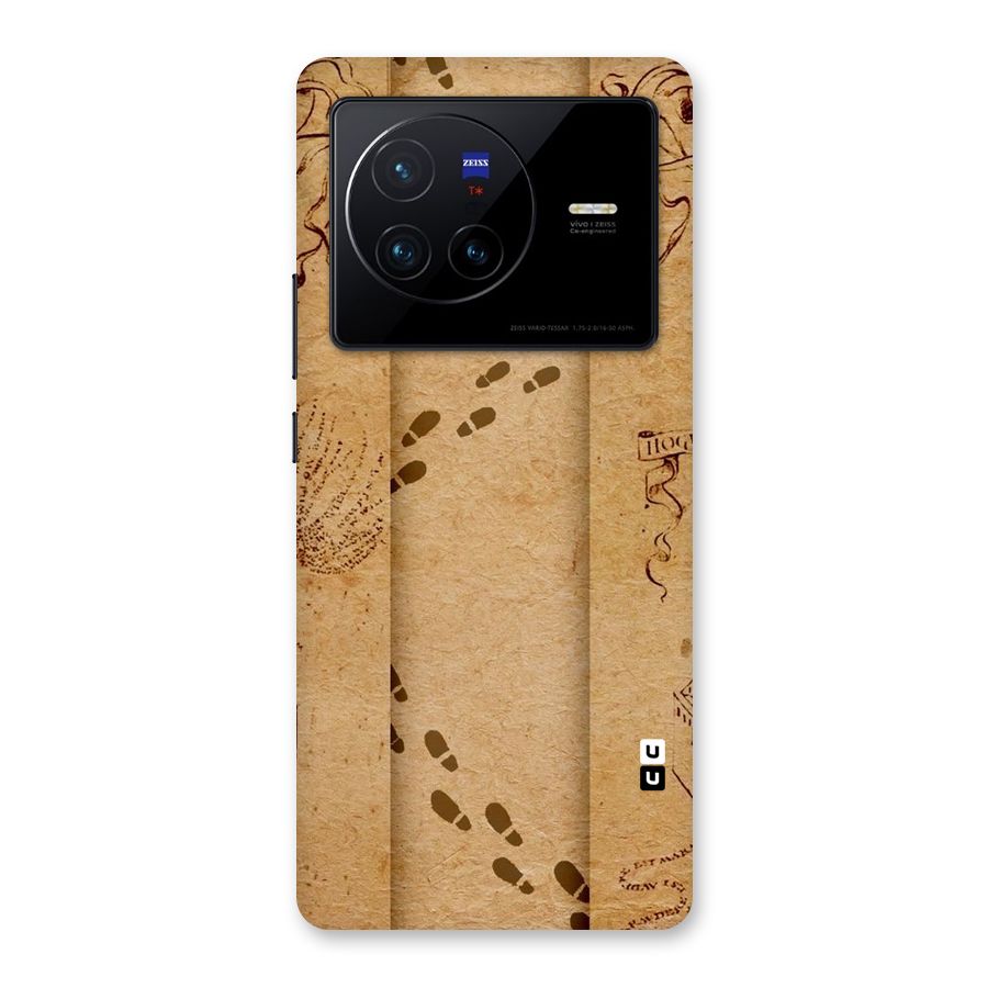 Footsteps Back Case for Vivo X80