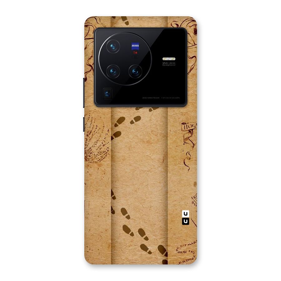 Footsteps Back Case for Vivo X80 Pro
