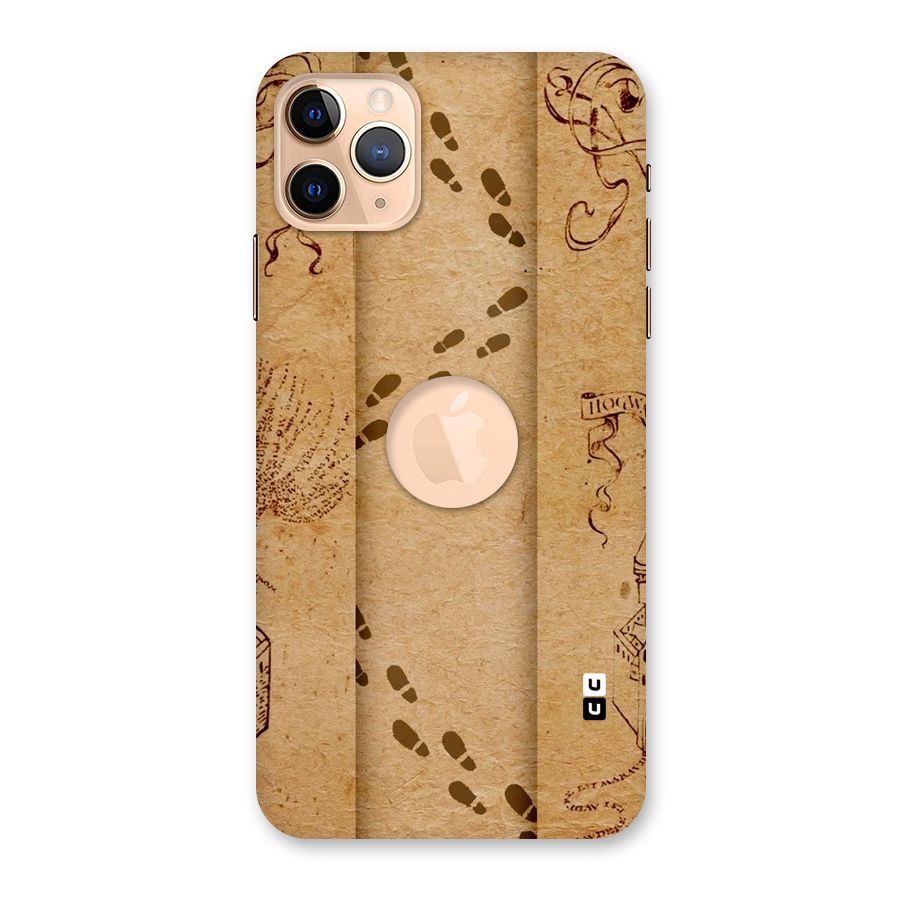 Footsteps Back Case for iPhone 11 Pro Max Logo Cut