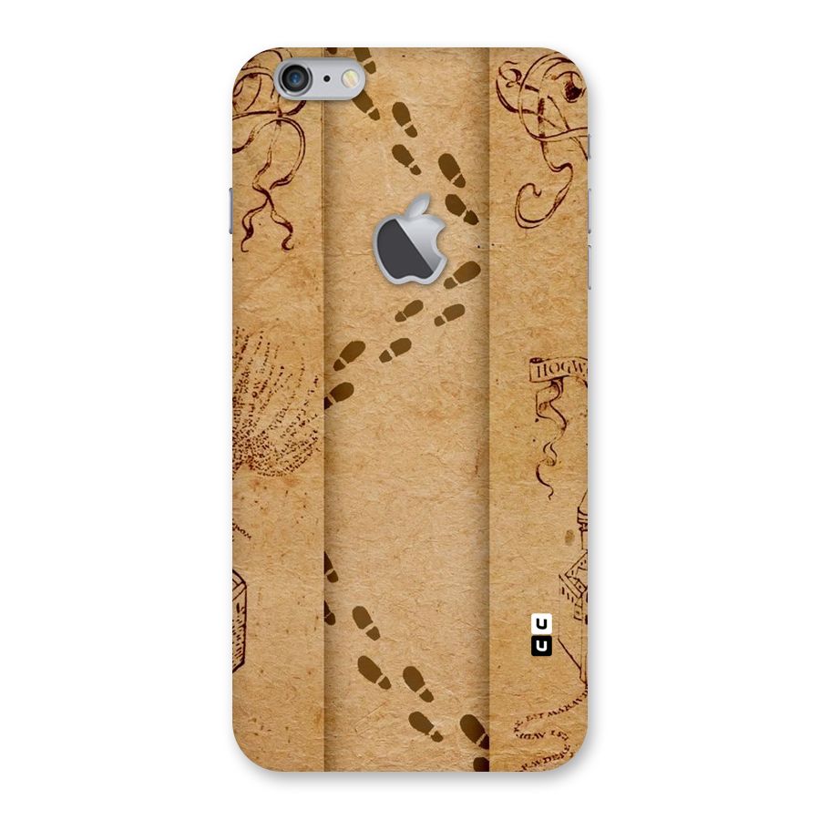 Footsteps Back Case for iPhone 6 Plus 6S Plus Logo Cut