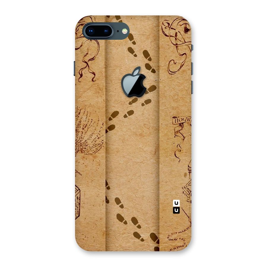 Footsteps Back Case for iPhone 7 Plus Apple Cut