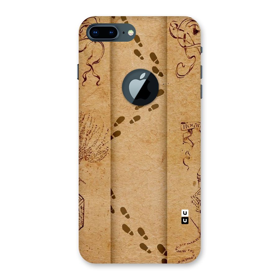 Footsteps Back Case for iPhone 7 Plus Logo Cut