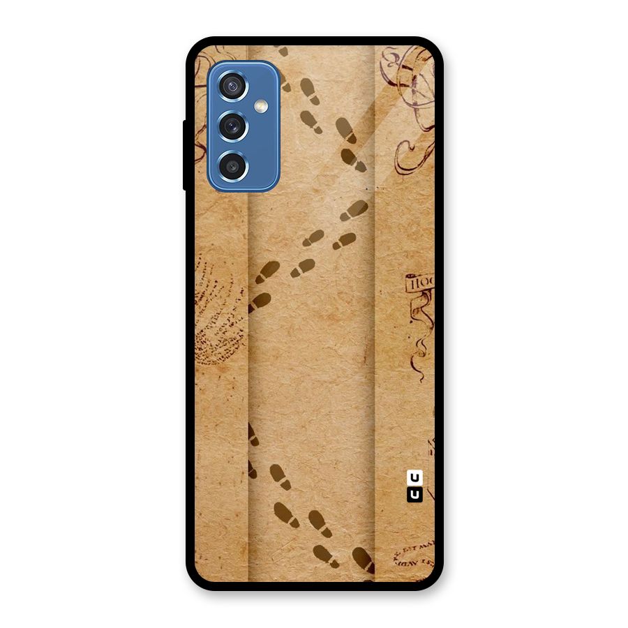 Footsteps Glass Back Case for Galaxy M52 5G