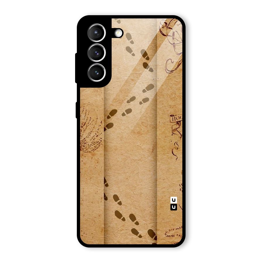 Footsteps Glass Back Case for Galaxy S21 5G