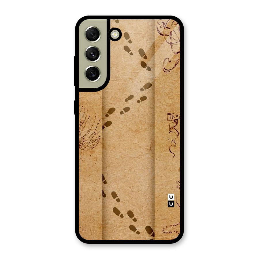 Footsteps Glass Back Case for Galaxy S21 FE 5G