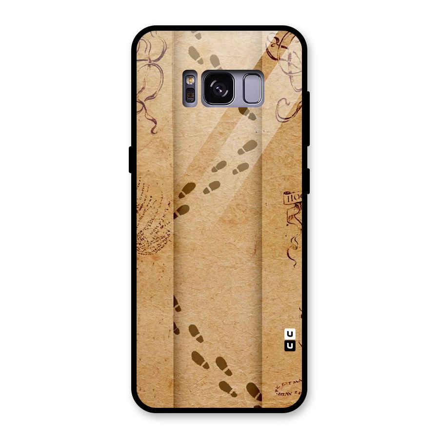 Footsteps Glass Back Case for Galaxy S8
