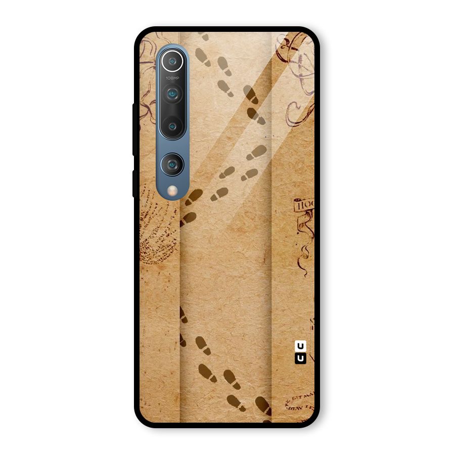 Footsteps Glass Back Case for Mi 10