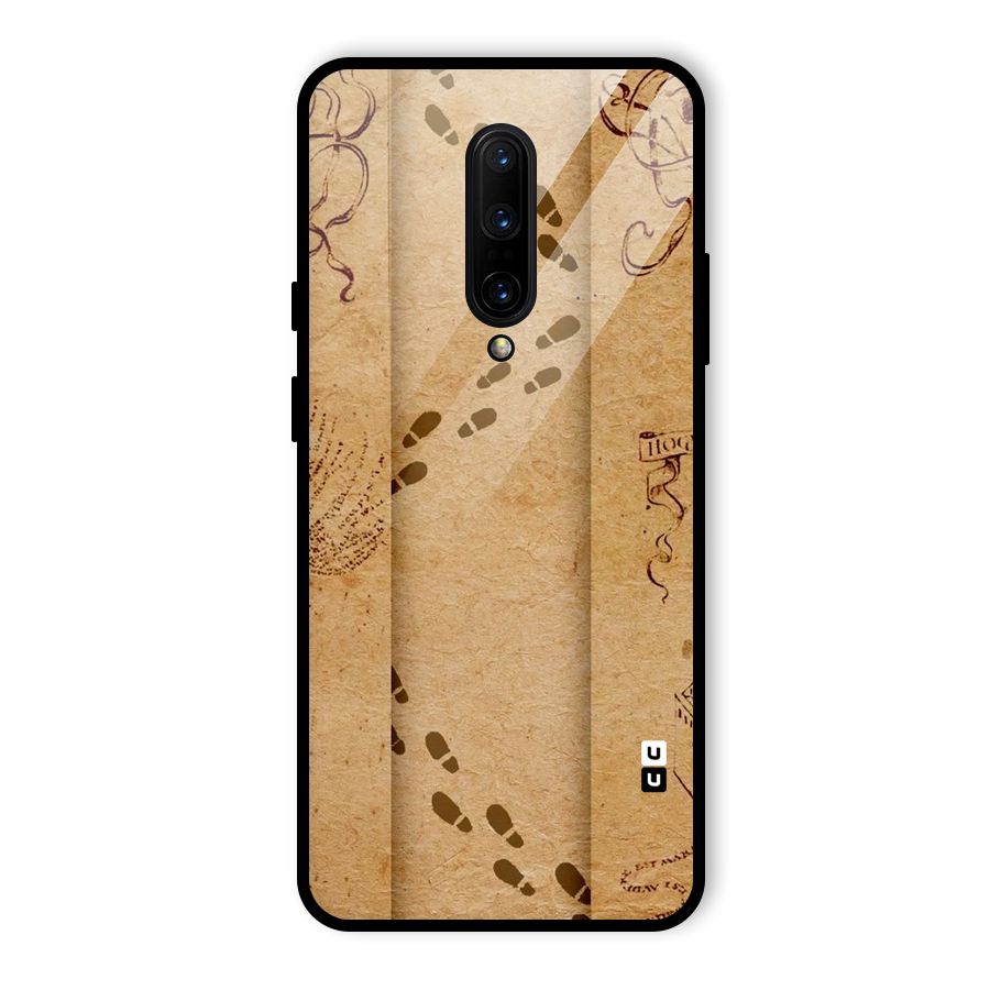 Footsteps Glass Back Case for OnePlus 7 Pro