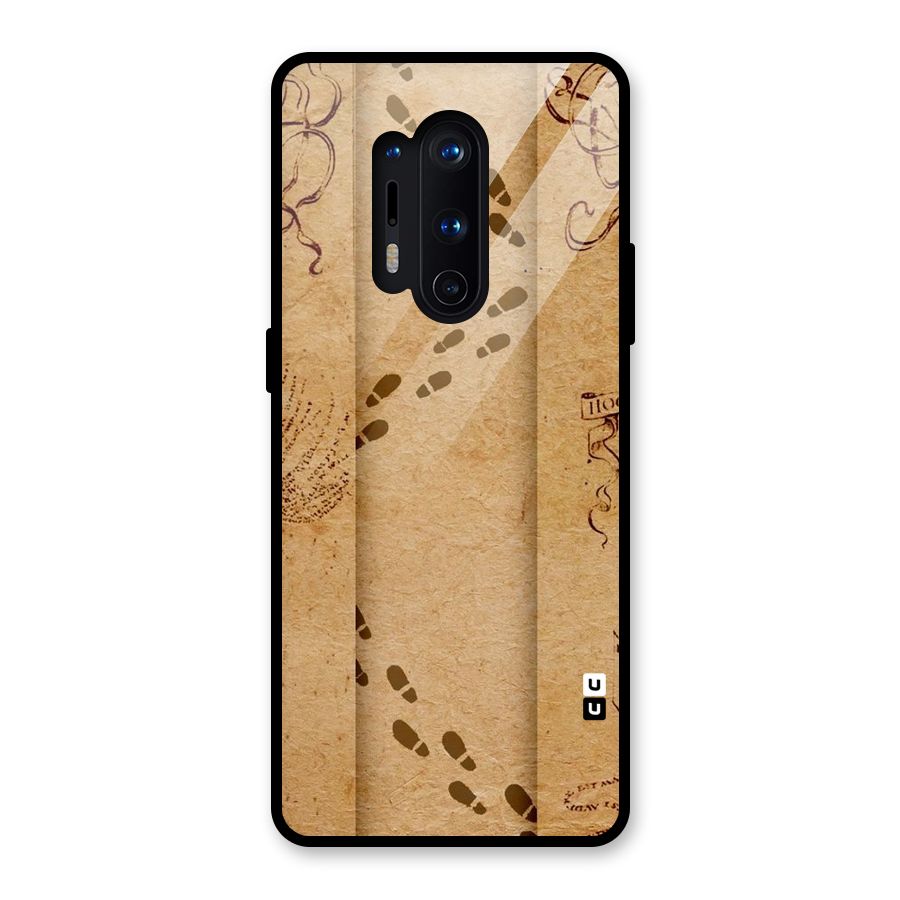 Footsteps Glass Back Case for OnePlus 8 Pro