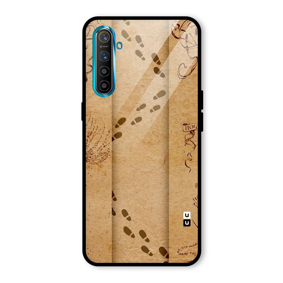 Footsteps Glass Back Case for Realme X2