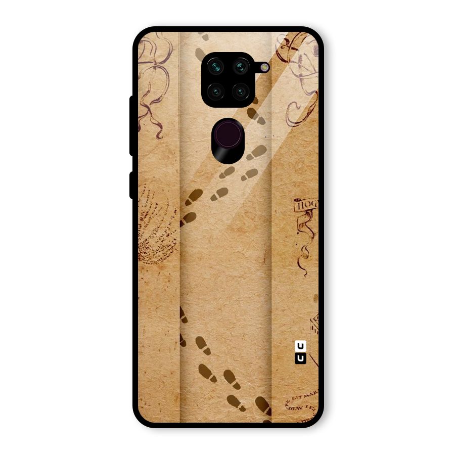 Footsteps Glass Back Case for Redmi Note 9