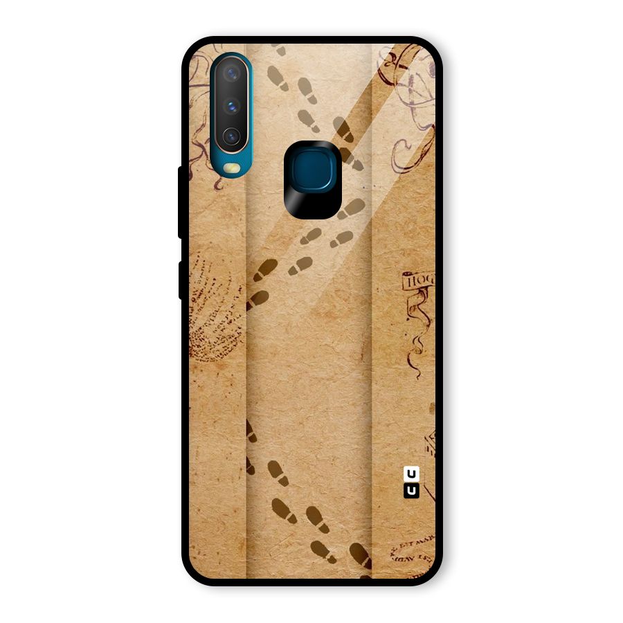 Footsteps Glass Back Case for Vivo U10