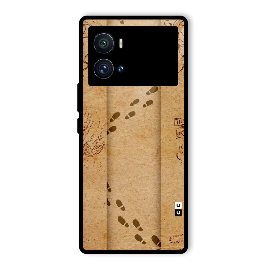 Footsteps Glass Back Case for Vivo iQOO 9 Pro