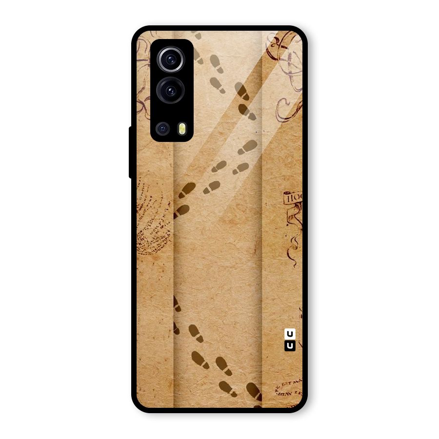 Footsteps Glass Back Case for Vivo iQOO Z3