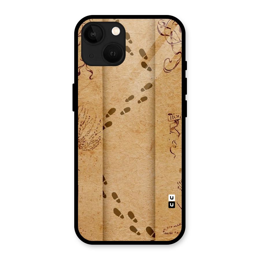 Footsteps Glass Back Case for iPhone 13