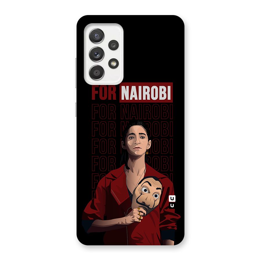 For Nairobi Money Heist Back Case for Galaxy A52