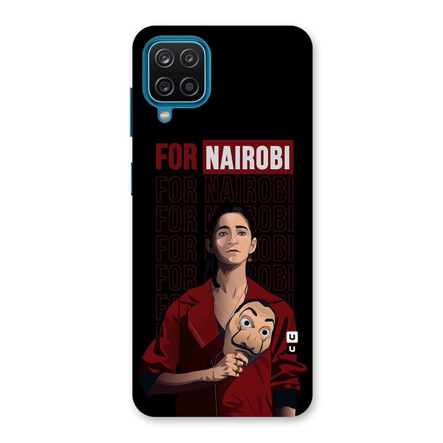 For Nairobi Money Heist Back Case for Galaxy F12