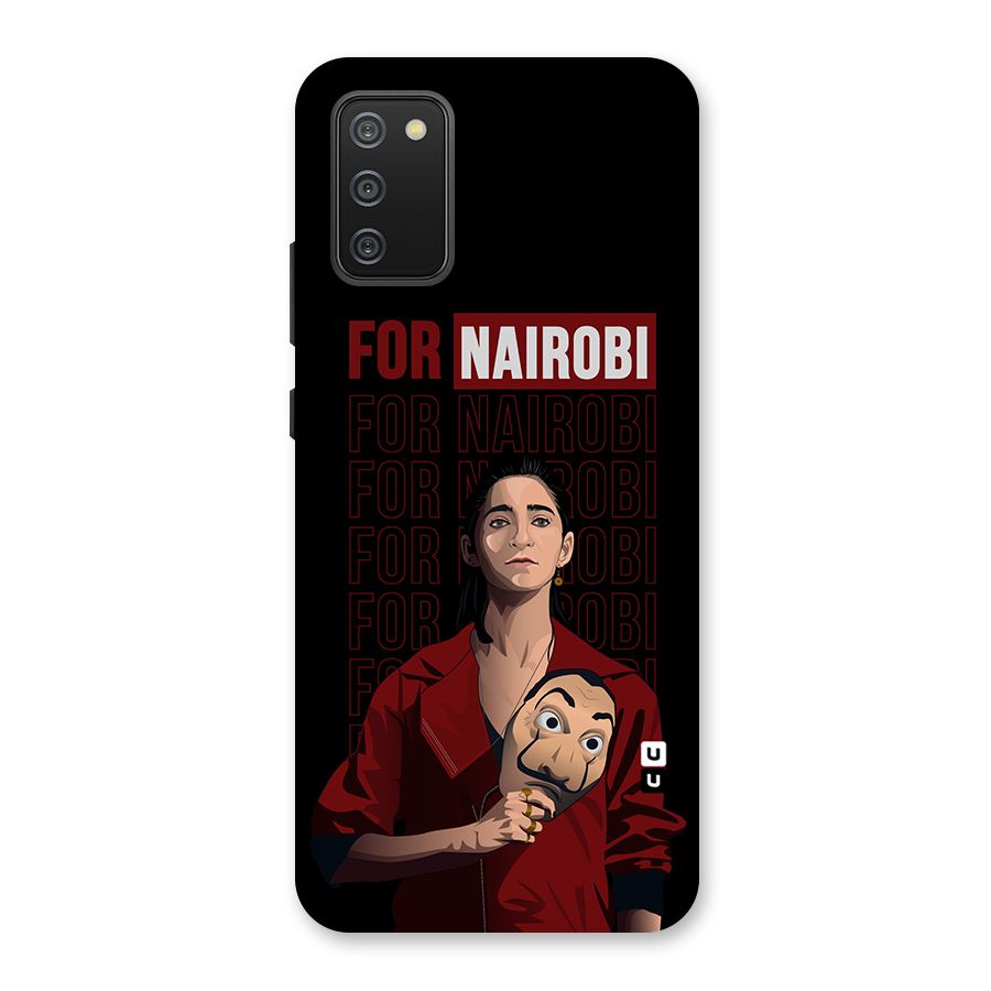 For Nairobi Money Heist Back Case for Galaxy M02s