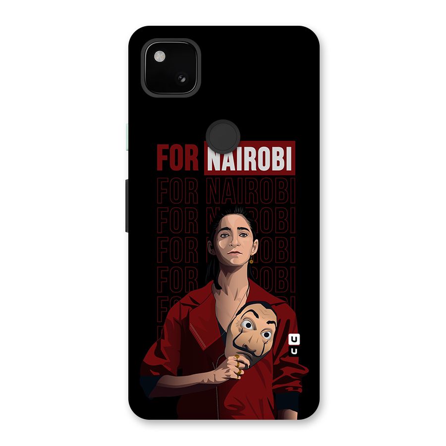 For Nairobi Money Heist Back Case for Google Pixel 4a
