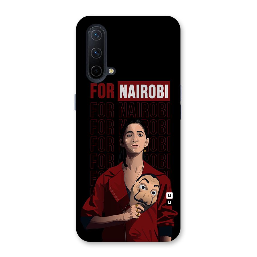 For Nairobi Money Heist Back Case for OnePlus Nord CE 5G