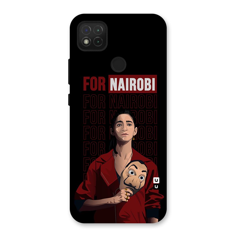 For Nairobi Money Heist Back Case for Redmi 9C