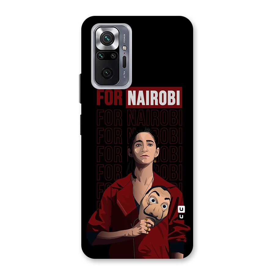 For Nairobi Money Heist Back Case for Redmi Note 10 Pro