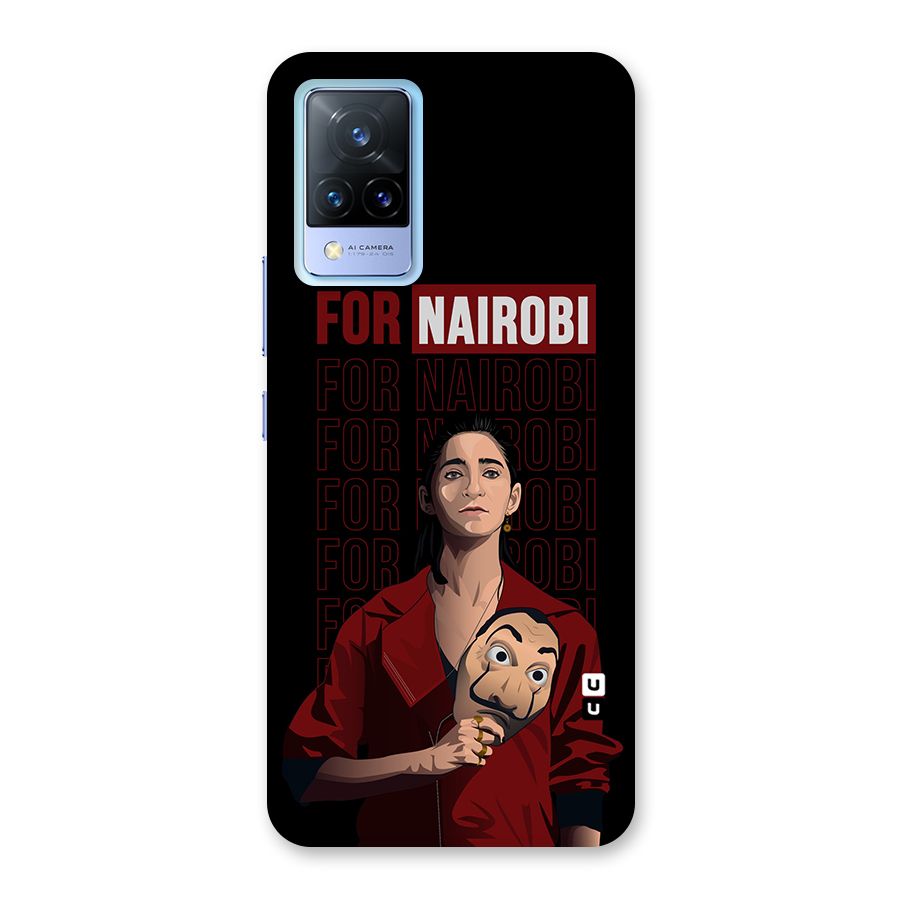 For Nairobi Money Heist Back Case for Vivo V21 5G