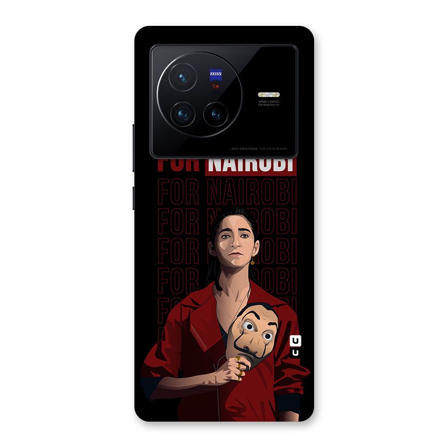 For Nairobi Money Heist Back Case for Vivo X80
