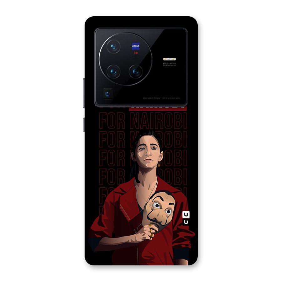 For Nairobi Money Heist Back Case for Vivo X80 Pro