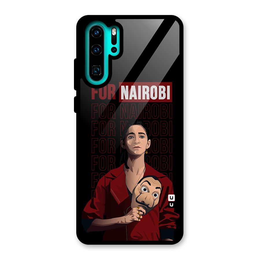 For Nairobi Money Heist Glass Back Case for Huawei P30 Pro