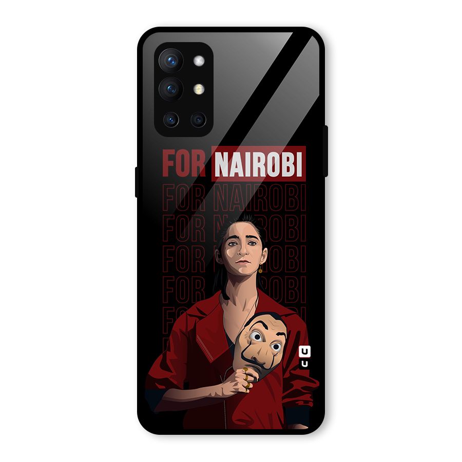 For Nairobi Money Heist Glass Back Case for OnePlus 9R