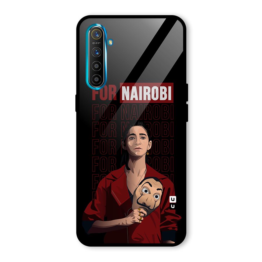 For Nairobi Money Heist Glass Back Case for Realme XT