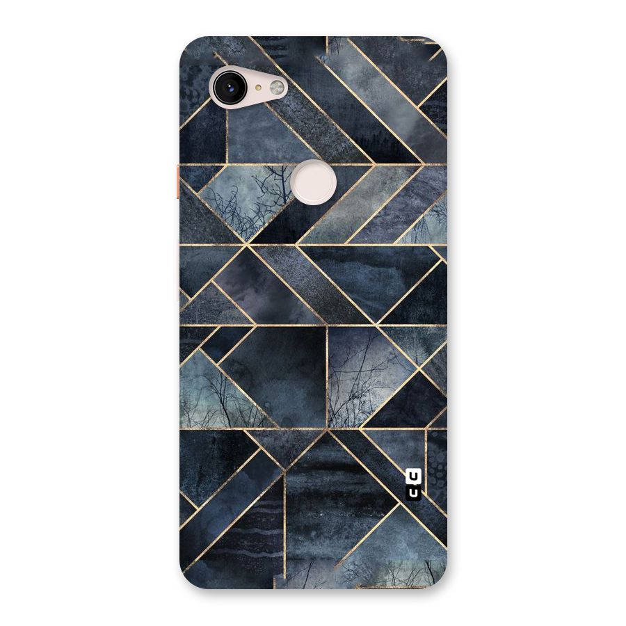 Forest Abstract Lines Back Case for Google Pixel 3 XL
