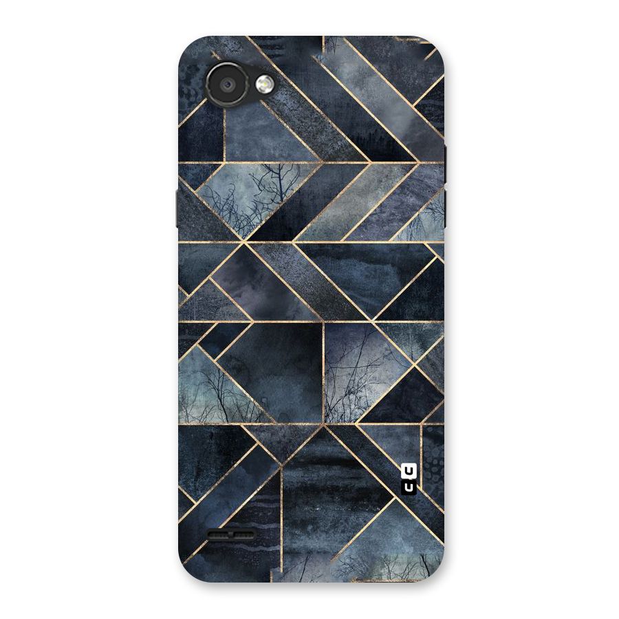 Forest Abstract Lines Back Case for LG Q6