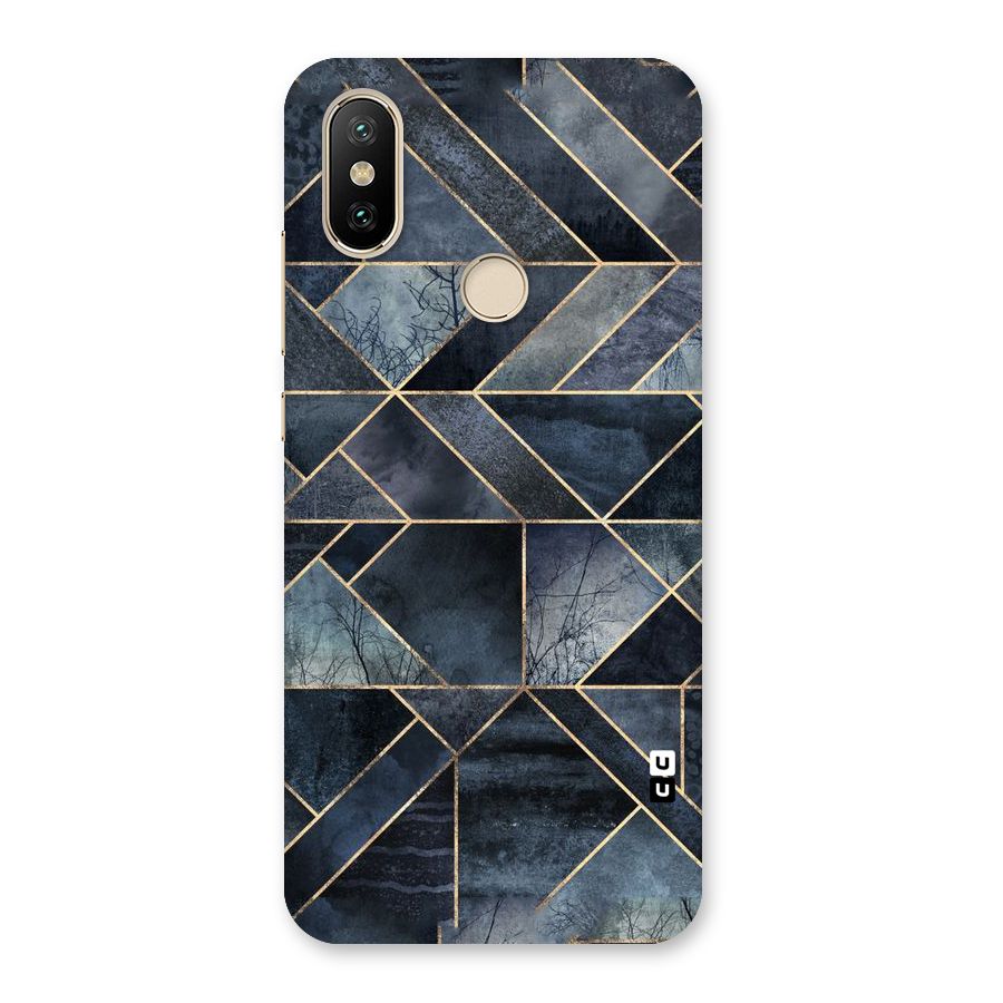 Forest Abstract Lines Back Case for Mi A2