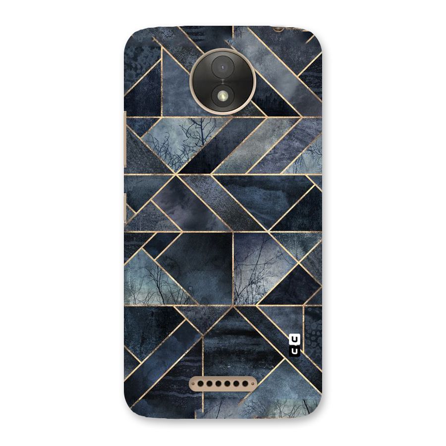 Forest Abstract Lines Back Case for Moto C Plus
