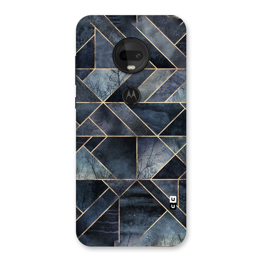 Forest Abstract Lines Back Case for Moto G7