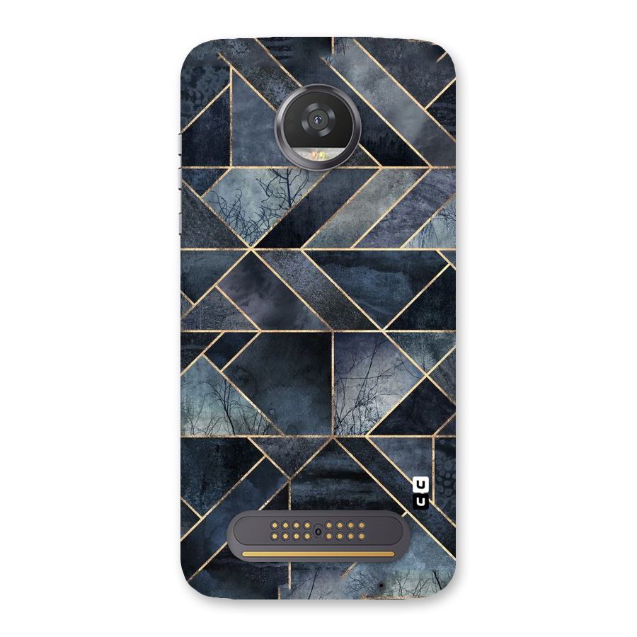 Forest Abstract Lines Back Case for Moto Z2 Play